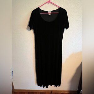 Elegant Cassini Black Women's Dress Size Large